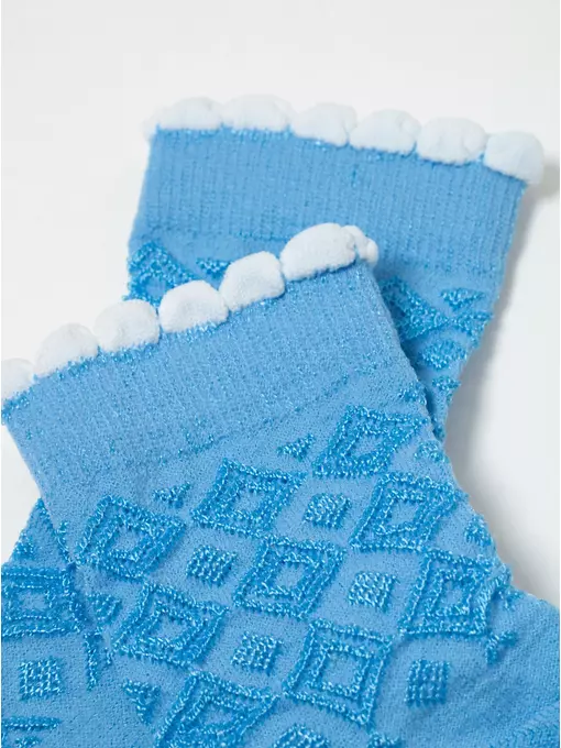 Носки детские conte-kids tip-top (вискоза, с резинкой "пикот") 144 голубой, 7С-28СП, 18, CONTE-KIDS,  - 2