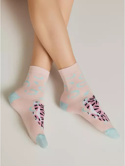 Носки женские хлопковые esli 581 светло-розовый, 23С-138СПЕ, 36-39 (23-25), ESLI,  - 3