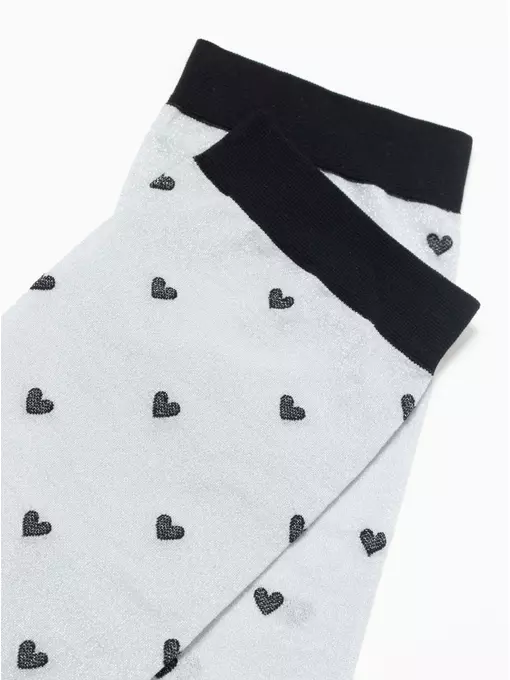 Носки женские с объемными рисунками «hearts» conte fantasy 23с-109сп silver-bianco, 23С-109СП, 36-39 (23-25), CONTE ELEGANT,  - 5