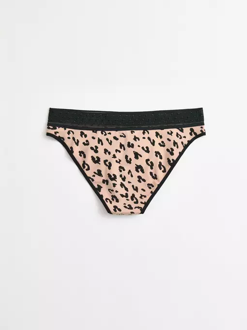 Трусы женские mix&match lb 2511 beige-black leo, 22С-2524ТСП, 90/XS, CONTE ELEGANT,  - 5