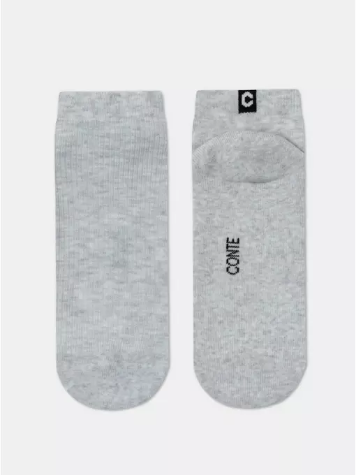 Носки женские хлопковые active (короткие, махр. стопа) 571 светло-серый, 16С-92СП, 36-38 (23-25), CONTE ELEGANT,  - 4