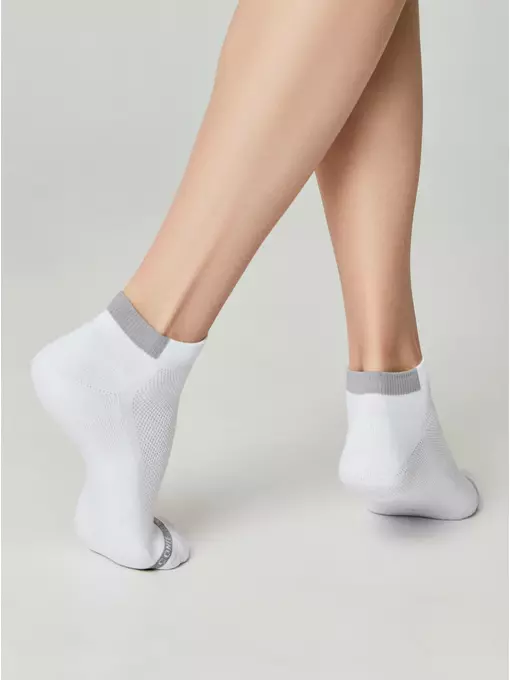 Носки женские короткие хлопковые active (махровая стопа) 573 белый, 16С-92СП, 36-37 (23), CONTE ELEGANT,  - 4