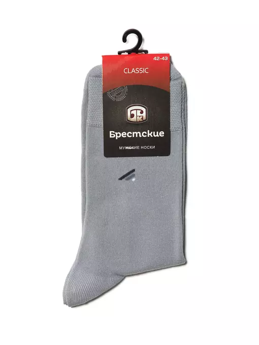 Носки мужские (средней длины) classic 2122 брестские 015 св.серый, 14С2122-Д38, 42-43 (27), БРЕСТСКИЕ,  - 2
