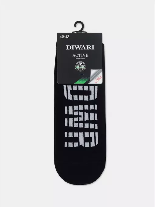Носки мужские (короткие) diwari active 183 черный, 23С-85СП, 40-41 (25), DIWARI,  - 4