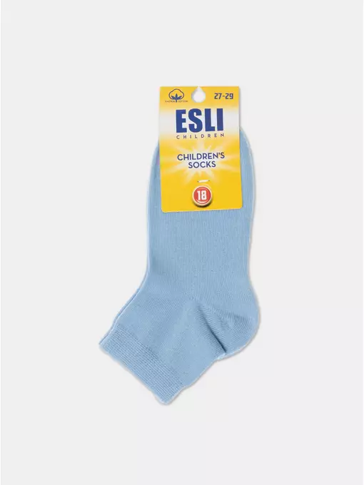 Носки детские короткие (однотонные) esli 000 голубой, 19С-143СПЕ, 20, ESLI,  - 4