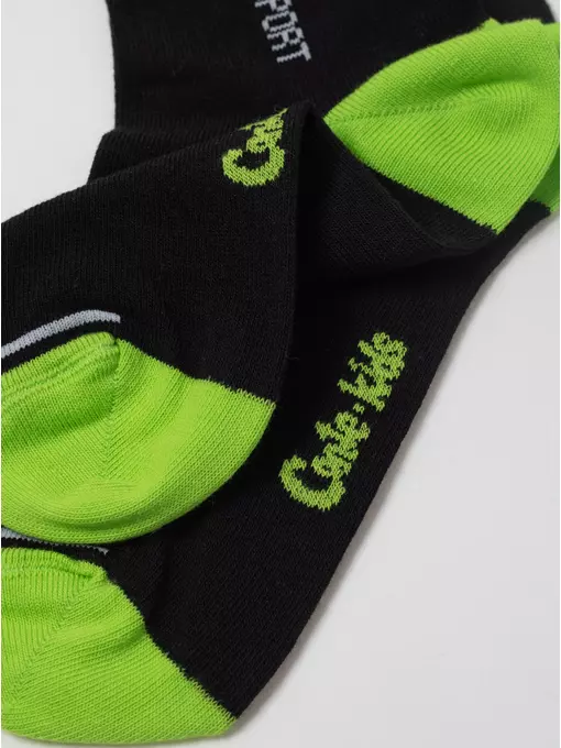 Носки детские (короткие) active 957 черный, 13С-34СП, 20, CONTE-KIDS,  - 5