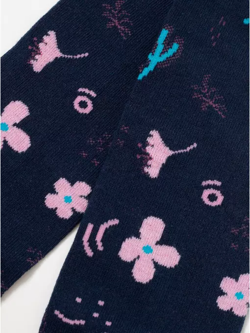 Колготки детские хлопковые tip-top 675 темно-синий, 4С-03СП, 92-98 (14), CONTE-KIDS,  - 4