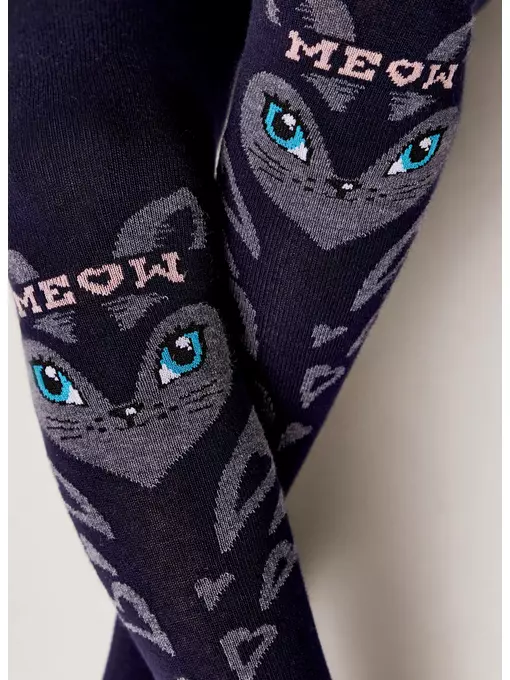 Колготки детские (рисунок) school​ 3280 брестские 1011 темно-синий, 14С3280, 116-122 (18), БРЕСТСКИЕ,  - 4