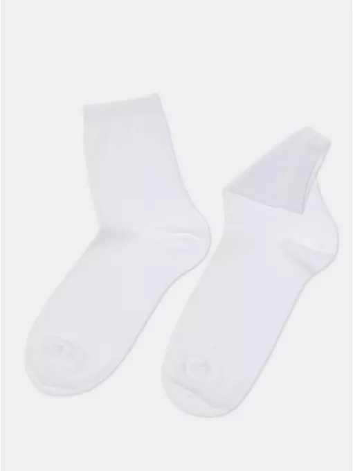 Классические женские носки из хлопка 3dsocks 000 белый, 24С-2СП, 39-41 (25-27), CONTE ELEGANT,  - 2