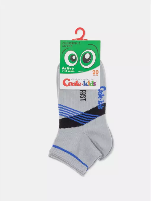 Носки детские (короткие) active 956 светло-серый, 13С-34СП, 20, CONTE-KIDS,  - 9