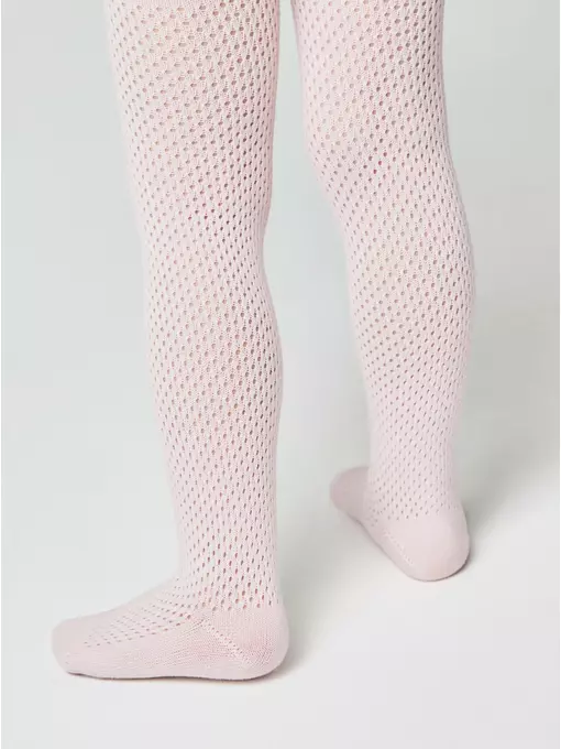 Ажурные детские колготки miss 616 светло-розовый, 20С-206СП, 92-98 (14), CONTE-KIDS,  - 3