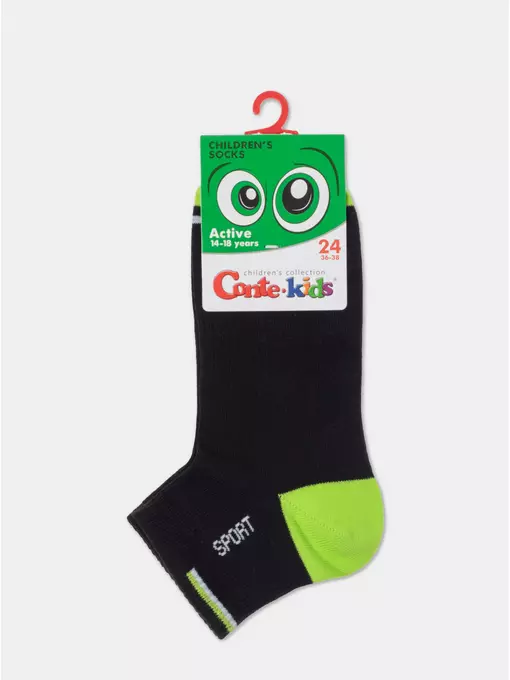 Носки детские (короткие) active 957 черный, 13С-34СП, 20, CONTE-KIDS,  - 8
