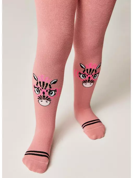 Колготки детские (рисунок) kids 3280 брестские 1004 т.персик, 14С3280, 92-98 (14), БРЕСТСКИЕ,  - 2