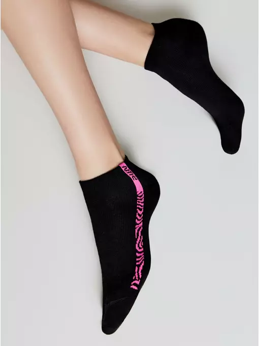 Носки женские короткие active 566 черный, 23С-111СП, 40-41 (27), CONTE ELEGANT,  - 2