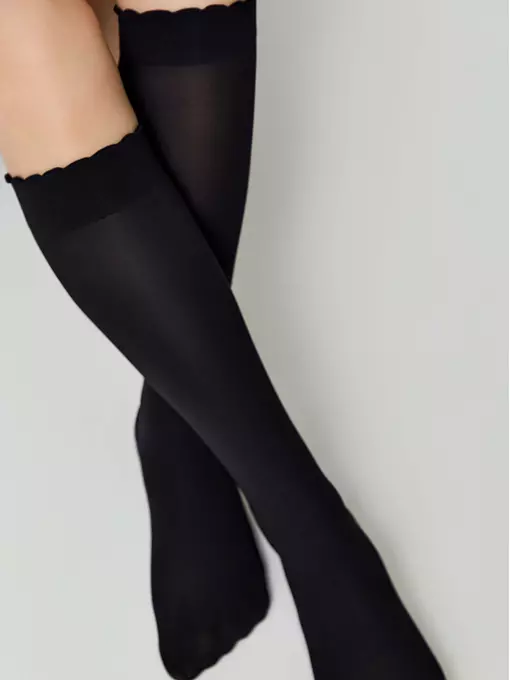 Матовые детские гольфы из микрофибры princess nero, 22С-5СП, 20, CONTE ELEGANT,  - 2