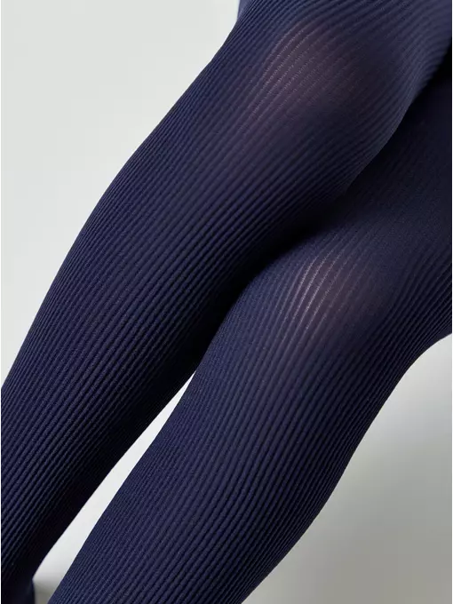 Колготки детские в рубчик из микрофибры judy marino, 22С-142СП, 104-110, CONTE ELEGANT,  - 3