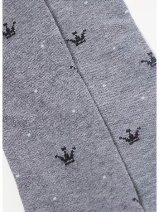 Колготки детские (рисунок) school 3280 брестские 1009 серый меланж, 14С3280, 128-134 (20), БРЕСТСКИЕ,  - 5