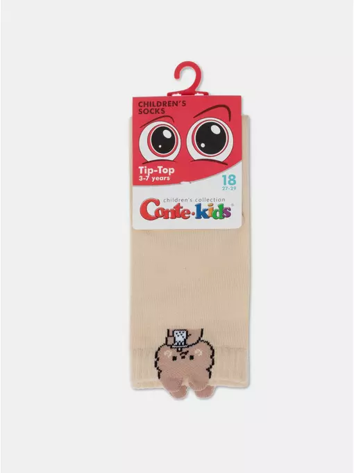 Носки детские (с пикотом) tip-top 969 бежевый, 23С-110СП, 16, CONTE-KIDS,  - 6