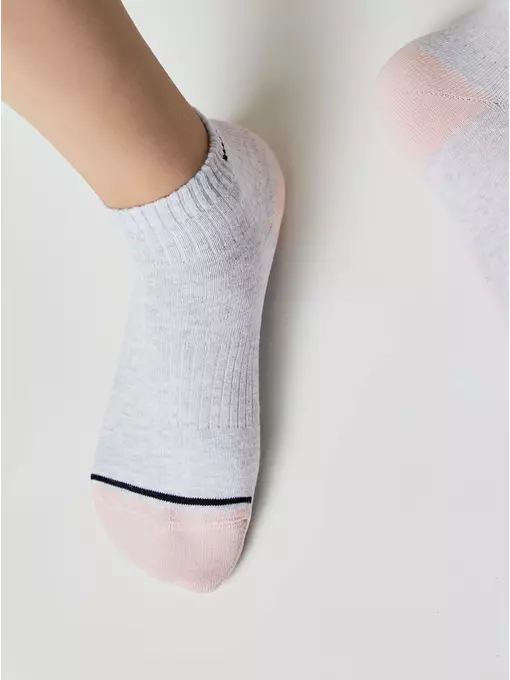 Носки детские (короткие) active 957 светло-серый, 13С-34СП, 20, CONTE-KIDS,  - 3