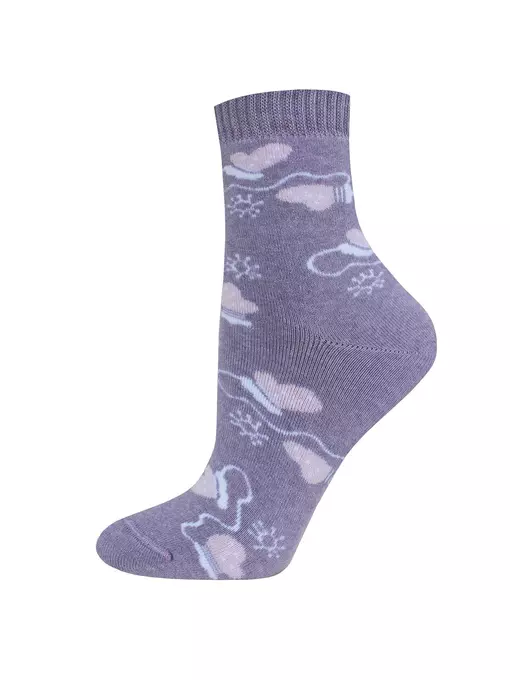 Носки женские махровые arctic 1408 брестские 601 бл.сиреневый меланж, 15С1408, 36-37 (23), БРЕСТСКИЕ,  - 5