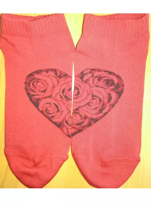 Носки женские средней длины (в банке) 1102b брестские 201 вишневый, 16С1102В, 36-37 (23), БРЕСТСКИЕ,  - 2