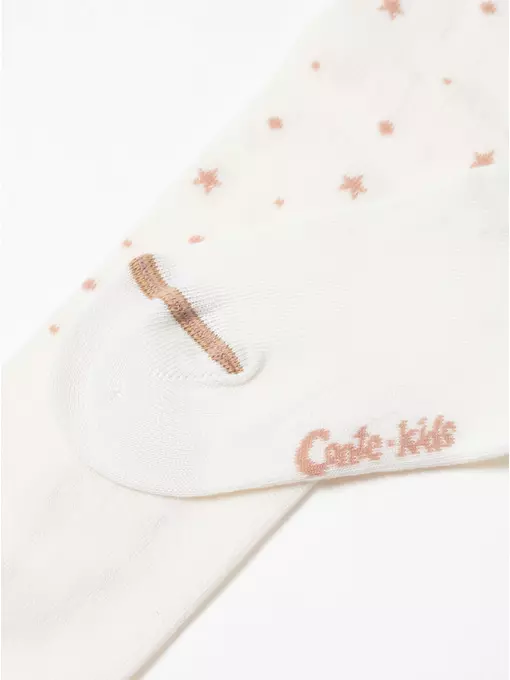 Колготки детские хлопковые tip-top 677 молочный, 4С-03СП, 92-98 (14), CONTE-KIDS,  - 7