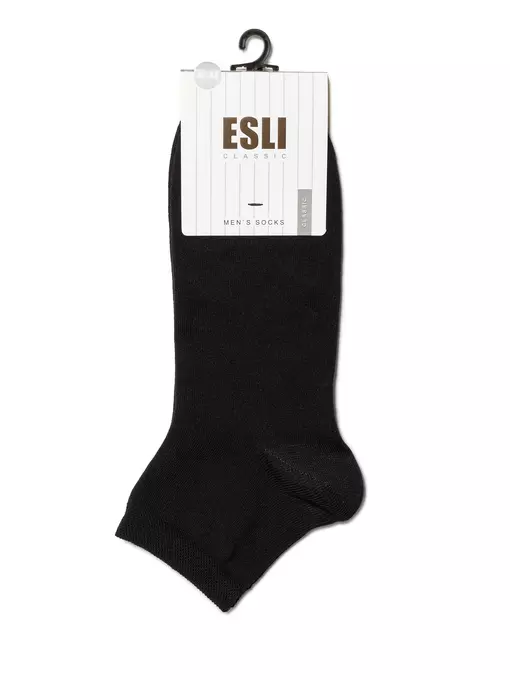 Носки мужские esli classic (короткие) 000 черный, 14С-120СПЕ, 43-45 (27-29), ESLI,  - 2