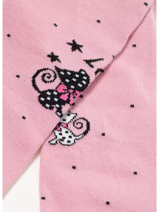 Колготки детские (рисунок) school​ 3280 брестские 1010 пудра, 14С3280, 128-134 (20), БРЕСТСКИЕ,  - 4