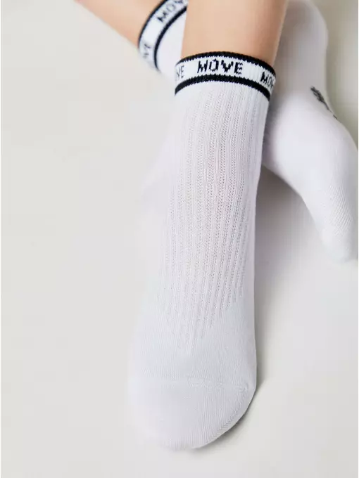 Носки детские (короткие) active 580 белый-черный, 13С-34СП, 16, CONTE-KIDS,  - 2