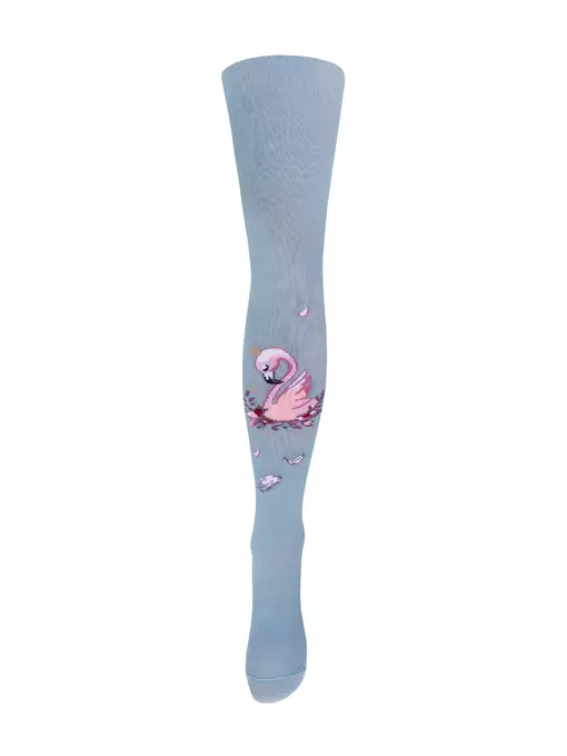 Колготки детские (рисунок) school 3280 брестские 1008 серо-голубой, 14С3280, 116-122 (18), БРЕСТСКИЕ,  - 3