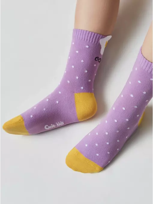 Носки детские (с пикотом) tip-top 977 сиреневый, 23С-110СП, 20, CONTE-KIDS,  - 3
