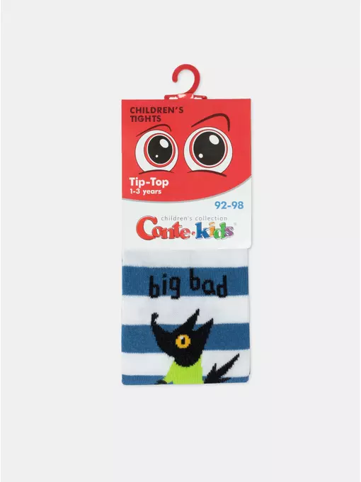Колготки детские хлопковые tip-top 672 синий, 4С-03СП, 92-98 (14), CONTE-KIDS,  - 5