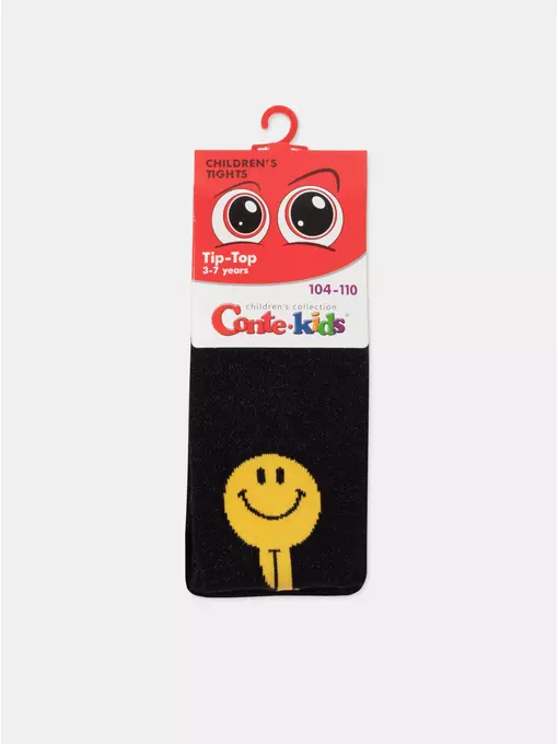 Колготки детские хлопковые tip-top 683 черный, 4С-03СП, 92-98 (14), CONTE-KIDS,  - 5