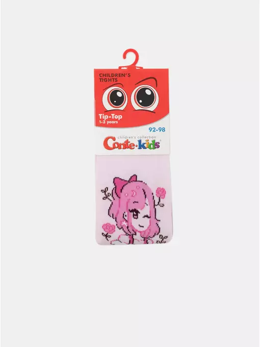 Колготки детские хлопковые tip-top 676 светло-розовый, 4С-03СП, 92-98 (14), CONTE-KIDS,  - 6