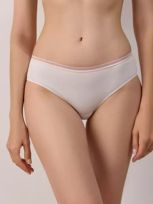 Трусы женские «бикини» basic collection lb 2002.6 white-light pink, 22С-2285ТСП, 102/L, CONTE ELEGANT,  - 1