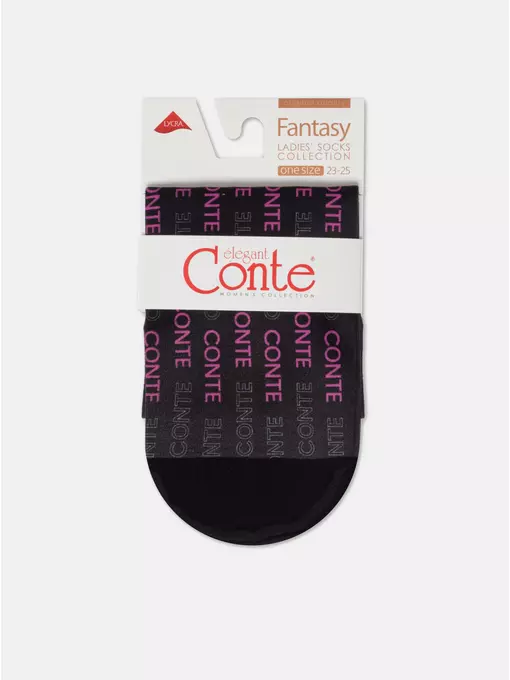 Плотные женские носки с рисунком «conte fantasy» 914 mix, 22С-56СП, 36-39 (23-25), CONTE ELEGANT,  - 7