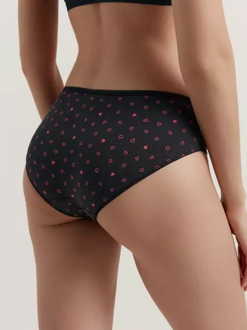 Трусы женские «бикини» basic collection lb 2014.1 black-print, 23С-2977ТСП, 90/XS, CONTE ELEGANT,  - 3