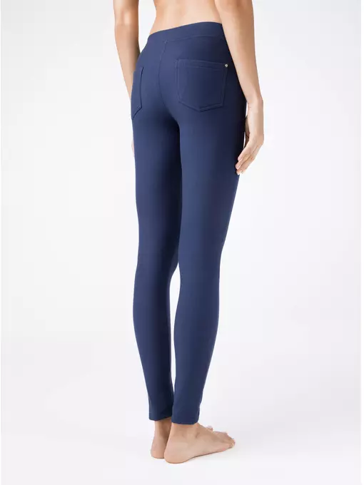 Экстрамягкие джеггинсы с высокой посадкой и термоэффектом windy marino, 18С-558ТСП, 164-98/M, CONTE ELEGANT,  - 3