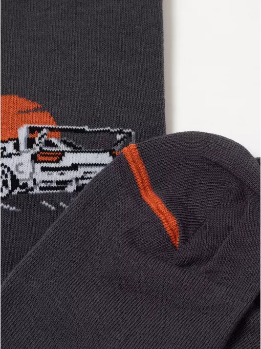 Колготки детские tip-top 684 темно-серый, 4С-04СП, 116-122 (18), CONTE-KIDS,  - 5