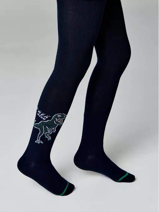 Колготки детские tip-top 690 темно-синий, 4С-04СП, 116-122 (18), CONTE-KIDS,  - 4