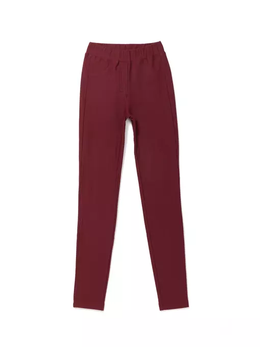 Экстрамягкие джеггинсы с высокой посадкой и термоэффектом windy dark bordo, 18С-558ТСП, 170-102/L, CONTE ELEGANT,  - 3