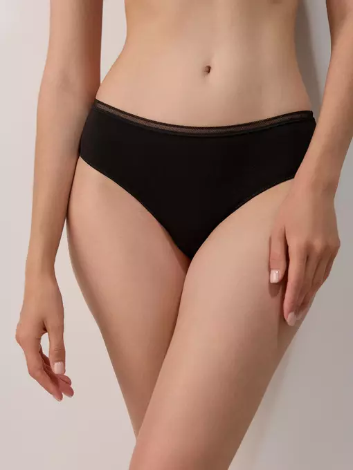 Трусы женские «бикини» basic collection lb 2002.6 black, 22С-2285ТСП, 98/M, CONTE ELEGANT,  - 1