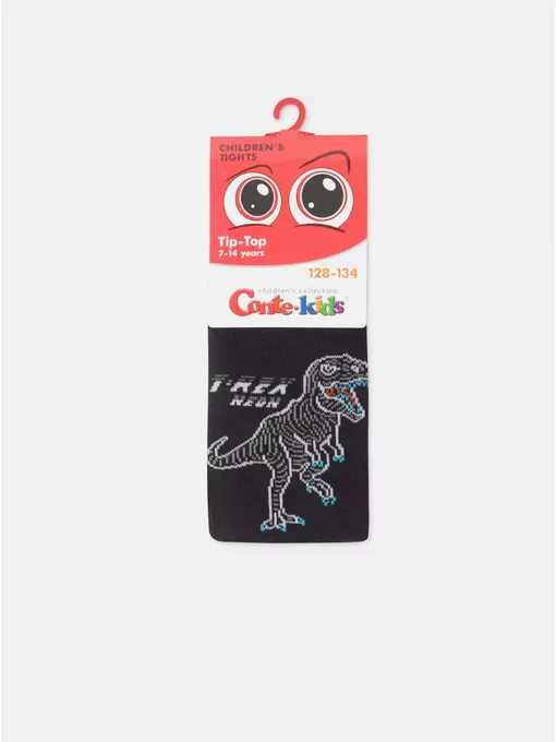Колготки детские tip-top 690 графит, 4С-04СП, 128-134 (20), CONTE-KIDS,  - 4