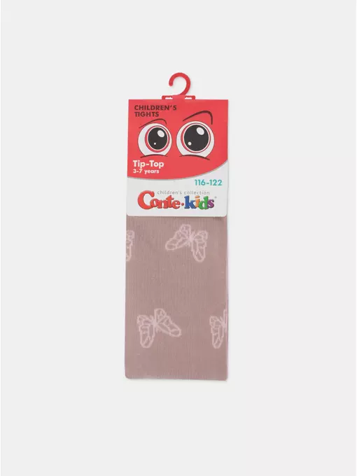 Колготки детские tip-top 678 пепельно-розовый, 4С-04СП, 128-134 (20), CONTE-KIDS,  - 4