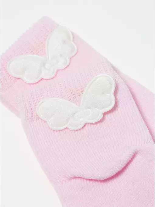 Носки детские tip-top с крылышками 389 cветло-розовый, 18С-157СП, 12, CONTE-KIDS,  - 2