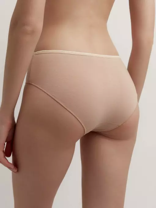 Трусы женские «бикини» из хлопка basic collection lb 2014.1 coffee, 23С-2977ТСП, 90/XS, CONTE ELEGANT,  - 3