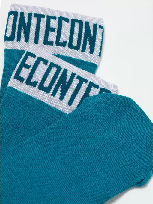 Носки женские вискозные (удлиненные) active 273 темно-бирюзовый-белый, 21С-24/1СП, 36-37 (23), CONTE ELEGANT,  - 4