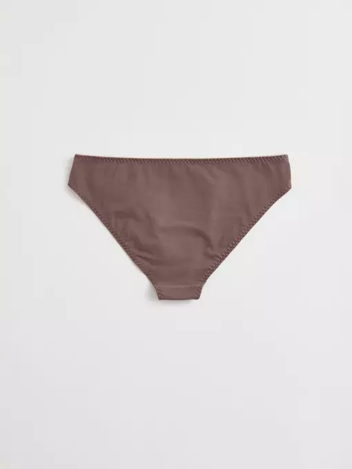 Трусы женские «бикини» из хлопка basic collection lb 2002.12 dark cappuccino, 22С-2304ТСП, 98/M, CONTE ELEGANT,  - 4