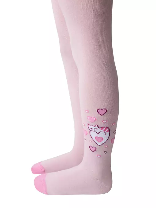 Колготки детские tip-top 679 пепельно-розовый, 4С-04СП, 116-122 (18), CONTE-KIDS,  - 2