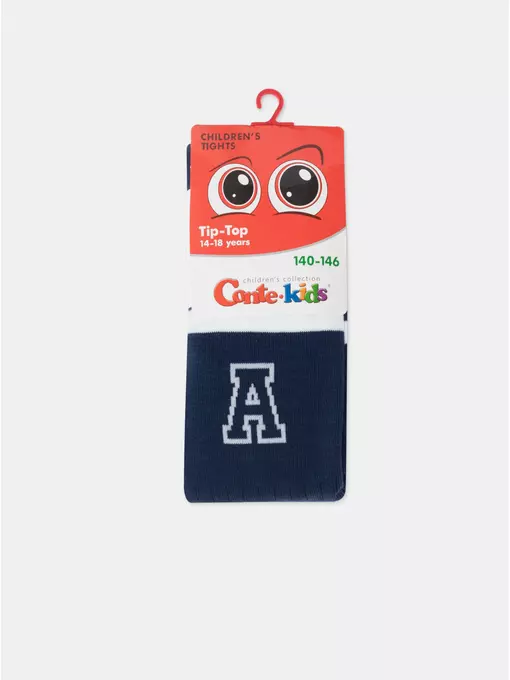 Колготки детские tip-top 680 темно-синий, 4С-06СП, 140-146 (22), CONTE-KIDS,  - 6